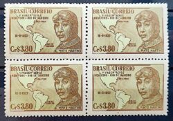 C 268 Selo Viagem Aerea Nova Iorque Rio de Janeiro Pinto Martins Mapa Aviao Aviacao 1951 Quadra