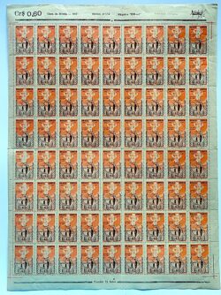 C 270 Selo Prova de Dirigibilidade Santos Dumont Aviao Aviacao 1951 Folha 2