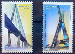 C 2920 Selo Relacoes Diplomaticas Coreia do Sul Arquitetura 2009 Serie Completa Separados