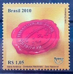 C 3033 Selo Simbolos Nacionais 2010 Selo Nacional