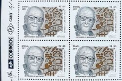 C 3157 Selo Mercosul Atores Nacionais 100 Anos Mario Lago 2011 Quadra Vinheta Correios