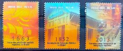 C 3306 Selo 350 Anos dos Correios 2013 Separados