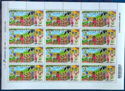 C 3365 Selo Agricultura Familiar Vaca Boi Trator Alimento Ave 2014 Folha