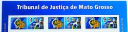 C 3409 Selo Personalizado Tribunal de Justica do Mato Grosso 2015 Vinheta Principal