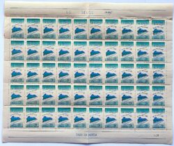 C 437 Selo Congresso de Estradas de Rodagem Rodovia Transporte 1959 Folha 3