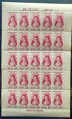 C 476 Selo Independencia do Brasil Imperatriz Leopoldina Monarquia 1962 Folha 3