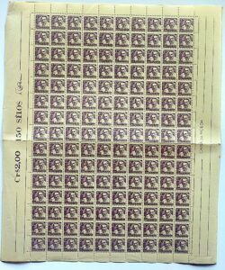 C 543 Selo Campanha Contra o Mal de Hansen Hanseniase Padre Bento Religiao Saude H11 1965 Folha