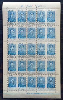 C 577 Selo General Antonio de Sampaio Heroi Tuiuti Militar 1967 Folha