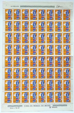 C 706 Selo 150 Anos Republicas Centro Americanas Bandeira Mapa 1971 Folha