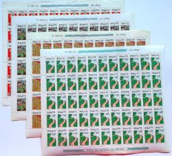 C 785 Selo Acontecimentos Historicos Carreta Indio 1973 Folha Serie Completa