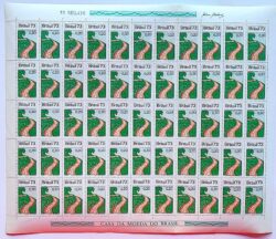 C 785 Selo Acontecimentos Historicos Carreta Indio 1973 Folha Serie Completa