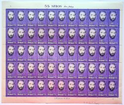 C 796 Selo Goncalves Dias Literatura 1973 Folha