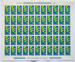 C 891 Selo 30 Anos da Vitoria Ex Combatentes da FEB Militar Aviao 1975 Folha