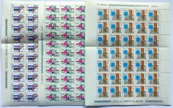 C 906 Selo Cidades Historicas do Brasil Goias Alcantara Sao Cristovao 1975 Folha Serie Completa