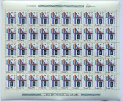 C 907 Selo Cidades Historicas do Brasil Goias 1975 Folha