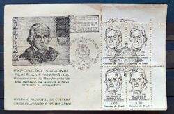 Envelope 1963 Bicentenario Jose Bonifacio Exposicao Filatelica e Numismatica CBC SP