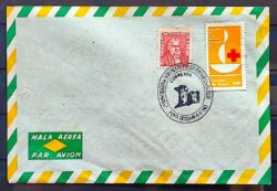 Envelope 1963 Cruz Vermelha Ponta Grossa Parana Jose Bonifacio CBC PR