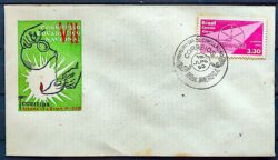 Envelope FDC 1960 Congresso Eucaristico Religiao CBC RJ