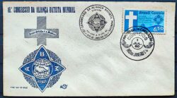 Envelope FDC 1960 Congresso da Alianca Batista Religiao Mao CBC GB