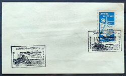 Envelope FDC 1960 Volei Corinto Barragem de 3 Marias Minas Gerais CBC MG