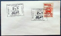 Envelope FDC 1961 Cidade Mococa Ministerio da Educacao e Cultura CBC GB