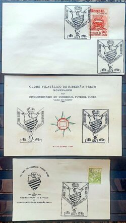 Envelope FDC 1961 Folhinha Comercial Futebol Clube Ribeirao Preto CBC SP