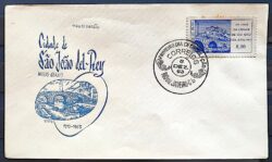 Envelope FDC 1963 Cidade de Sao Joao Del Rey CBC GB