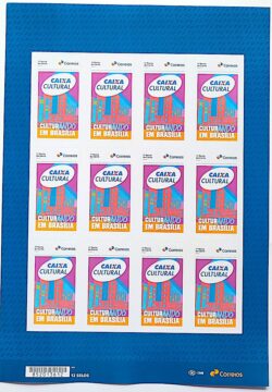 SI 101 Selo Institucional 45 Anos Caixa Cultural Brasilia Banco 2025 Folha
