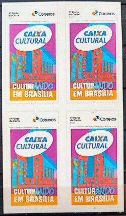 SI 101 Selo Institucional 45 Anos Caixa Cultural Brasilia Banco 2025 Quadra