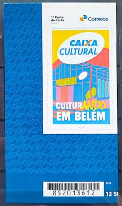 SI 102 Selo Institucional 45 Anos Caixa Cultural Belem Banco 2025 Codigo de Barras