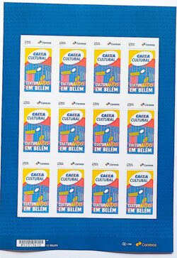 SI 102 Selo Institucional 45 Anos Caixa Cultural Belem Banco 2025 Folha