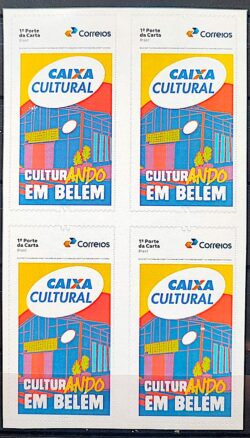 SI 102 Selo Institucional 45 Anos Caixa Cultural Belem Banco 2025 Quadra