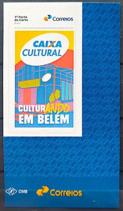 SI 102 Selo Institucional 45 Anos Caixa Cultural Belem Banco 2025 Vinheta Correios