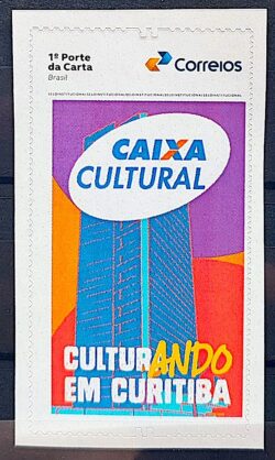 SI 103 Selo Institucional 45 Anos Caixa Cultural Curitiba Banco 2025