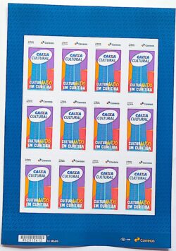 SI 103 Selo Institucional 45 Anos Caixa Cultural Curitiba Banco 2025 Folha