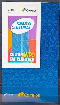 SI 103 Selo Institucional 45 Anos Caixa Cultural Curitiba Banco 2025 Vinheta Correios