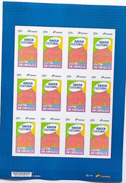 SI 104 Selo Institucional 45 Anos Caixa Cultural Fortaleza Banco 2025 Folha
