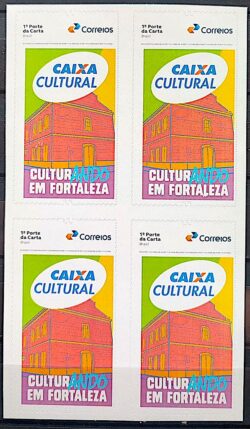 SI 104 Selo Institucional 45 Anos Caixa Cultural Fortaleza Banco 2025 Quadra