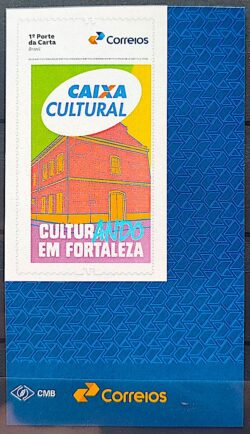SI 104 Selo Institucional 45 Anos Caixa Cultural Fortaleza Banco 2025 Vinheta Correios