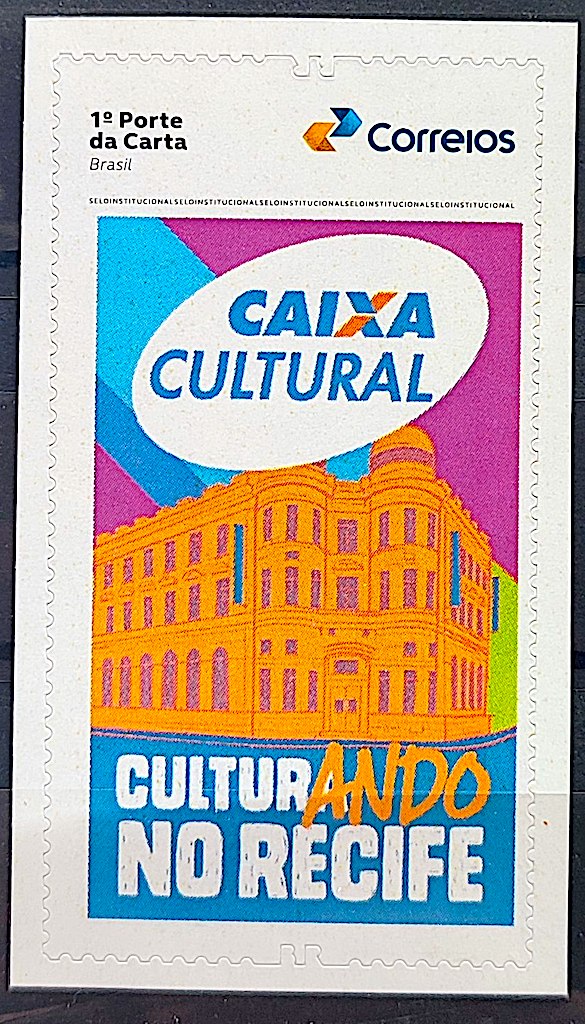 SI 105 Selo Institucional 45 Anos Caixa Cultural Recife Banco 2025
