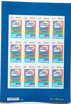 SI 106 Selo Institucional 45 Anos Caixa Cultural Rio de Janeiro Banco 2025 Folha