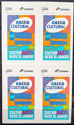 SI 106 Selo Institucional 45 Anos Caixa Cultural Rio de Janeiro Banco 2025 Quadra