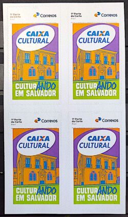 SI 107 Selo Institucional 45 Anos Caixa Cultural Salvador Banco 2025 Quadra