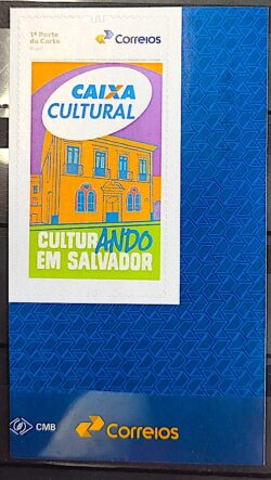 SI 107 Selo Institucional 45 Anos Caixa Cultural Salvador Banco 2025 Vinheta Correios