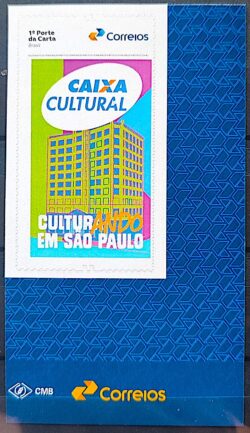 SI 108 Selo Institucional 45 Anos Caixa Cultural Sao Paulo Banco 2025 Vinheta Correios