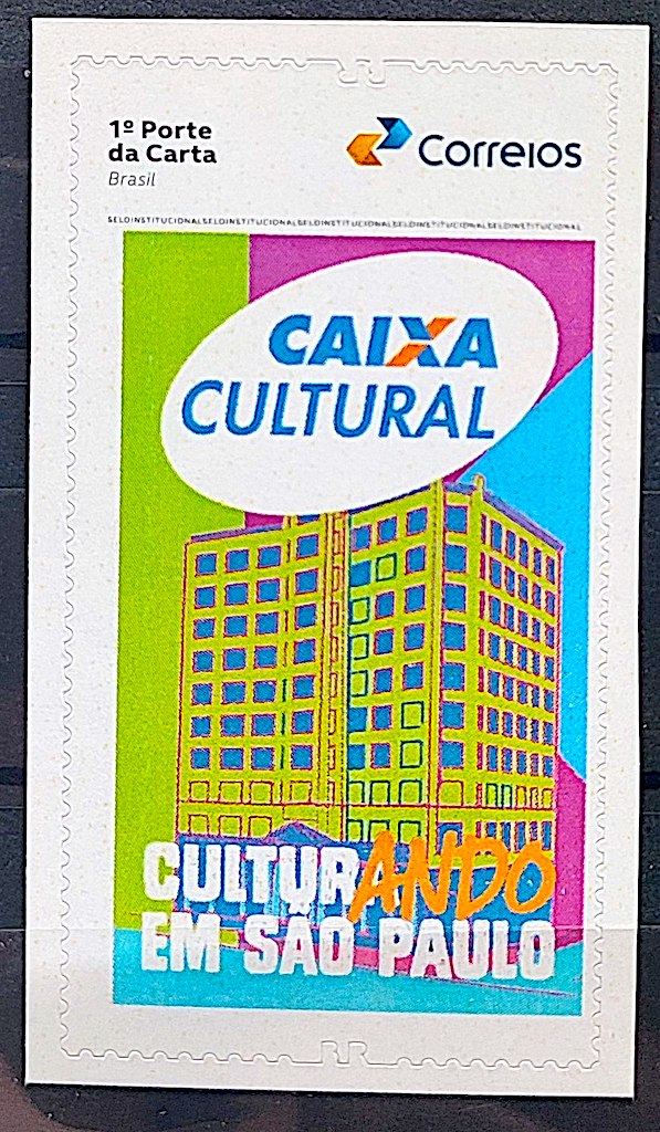 SI 108 Selo Institucional 45 Anos Caixa Cultural Sao Paulo Banco 2025