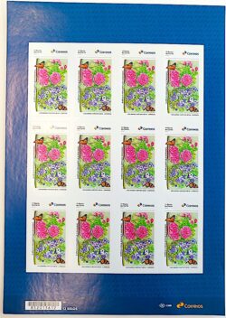 SI 110 Selo Institucional Relacoes Diplomaticas Brasil Bulgaria Flora Fauna Borboleta 2025 Folha