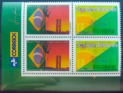 Selo Personalizado Tribunal Regional Eleitoral do Acre 2005 Quadra Vinheta Correios