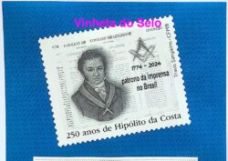 Vinheta do SI 31 Selo Institucional Hipolito da Costa Jornalismo Maconaria 2024 Variedade de Cor