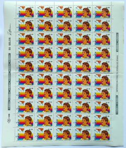C 1332 Selo Vacinacao Infantil Crianca 1983 Folha Serie Completa